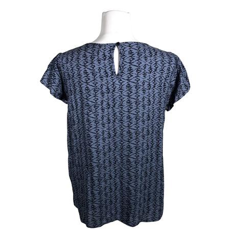 Unisex Soyaconcept - Lühikeste käistega pluus, suurus 38 - Sinine (2)