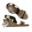 Unisex Claudia Ghizzani - Kiilkontsaga rihmikud, suurus 38 - Pruun ()