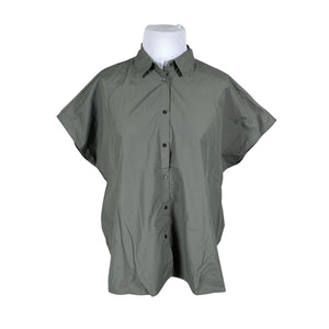 Unisex Soyaconcept - Lühikeste käistega pluus, suurus 42 - Roheline (1)