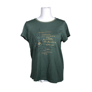 Unisex Fransa - T-särk, suurus 38 - Roheline (1)