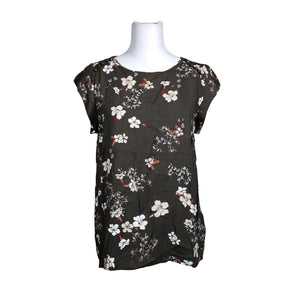 Unisex Saint Tropez - Lühikeste käistega pluus, suurus 36 - Hall (1)