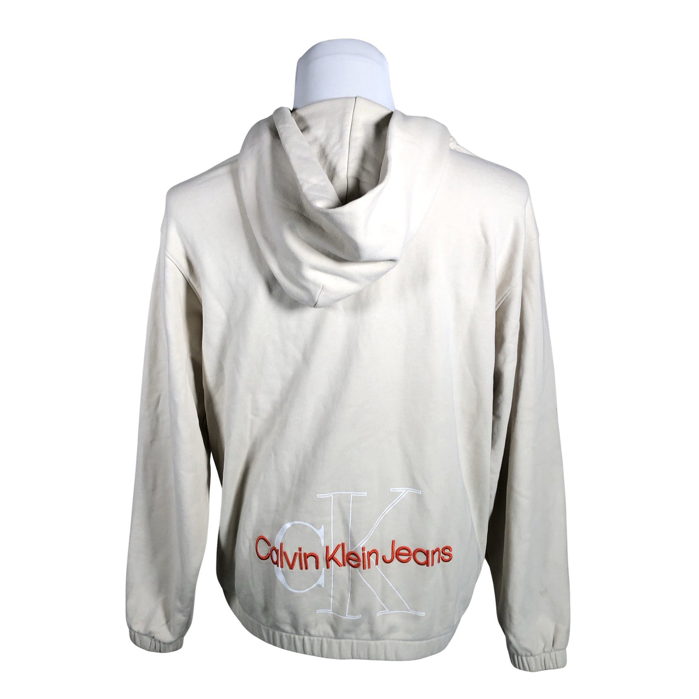 Unisex Calvin Klein Jeans - Dressipluus, suurus L - Beige (2)