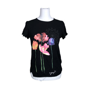 Unisex Desigual - T-särk, suurus 36 - Must (1)