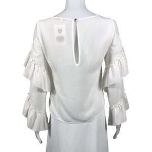 Unisex Patrizia Pepe - Pluus, suurus 38 - Valge (2)