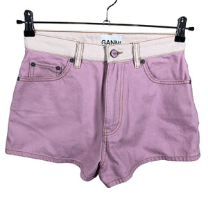 Unisex Ganni - Teksast lühikesed püksid, suurus W28 - Heleroosa (1)