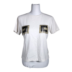 Unisex Elisabetta Franchi - T-särk, suurus 44 - Valge (1)