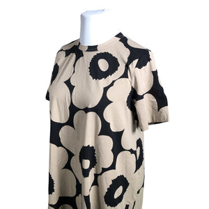 Unisex Marimekko - Trikotaažist kleit, suurus 42 - Pruun (3)