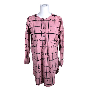 Unisex NOSH - Trikotaažist tuunika, suurus 38 - Heleroosa (1)