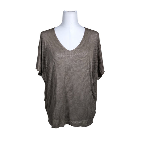 Unisex Bohemiana - Lühikeste käistega pluus, suurus 40 - Pruun ()