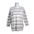 Unisex R-collection - Trikotaažist pluus, suurus 38 - Valge ()