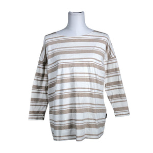 Unisex R-collection - Trikotaažist pluus, suurus 38 - Valge (1)