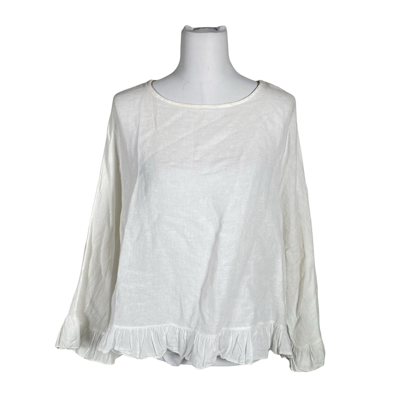 Unisex Bohemiana - Pluus, suurus 38 - Valge (1)