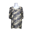 Unisex IVANAhelsinki - Lühikeste käistega pluus, suurus 40 - Beige ()