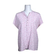 Unisex Luhta - Lühikeste käistega pluus, suurus 40 - Heleroosa ()