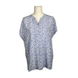 Unisex Luhta - Lühikeste käistega pluus, suurus 40 - Helesinine ()