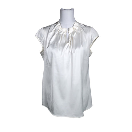 Unisex Comma - Lühikeste käistega pluus, suurus 40 - Valge ()