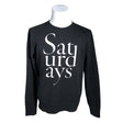 Unisex Saturdays - Dressikangast pluus, suurus M - Must ()