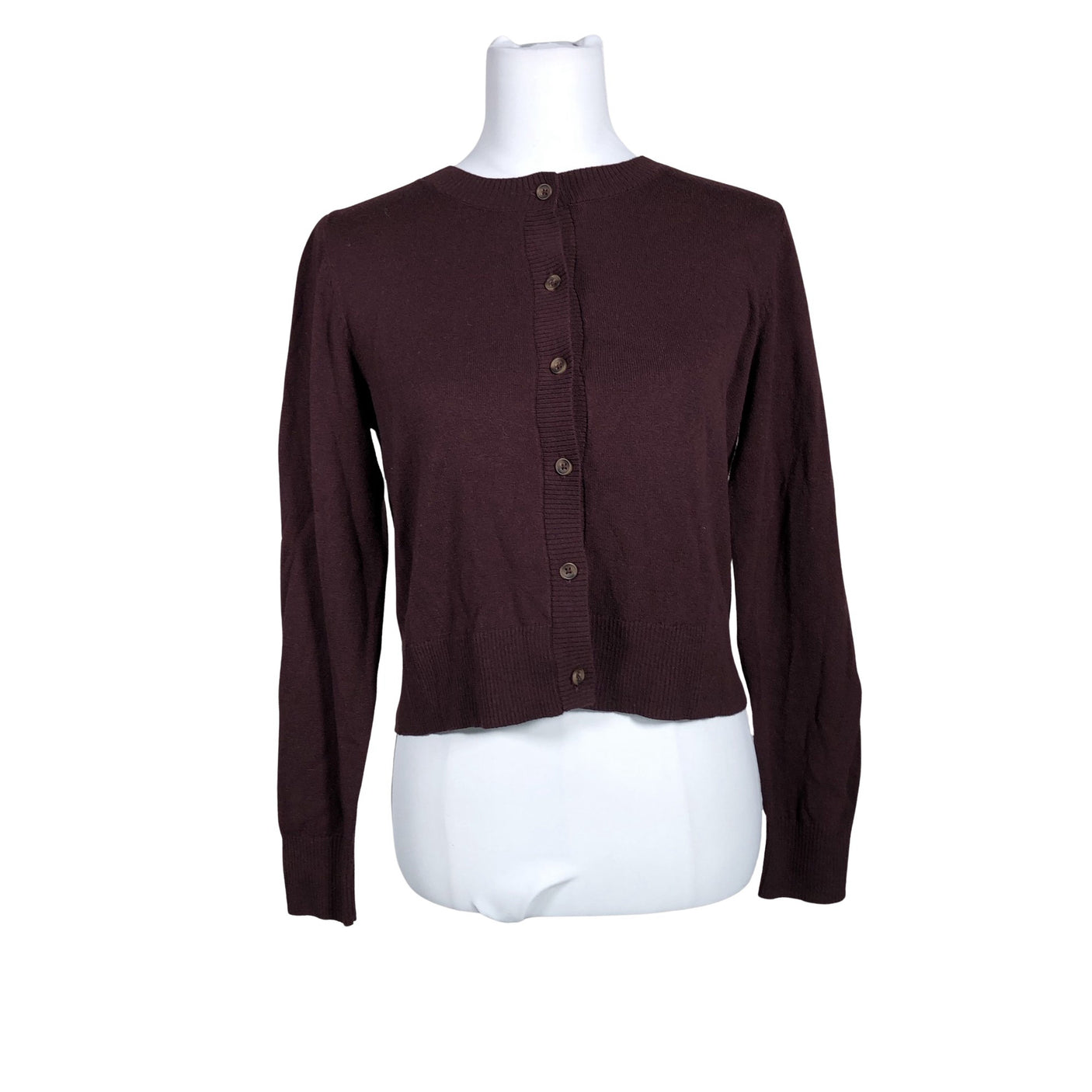 Unisex Nanso - Kardigan, suurus 34 - Veinipunane (1)