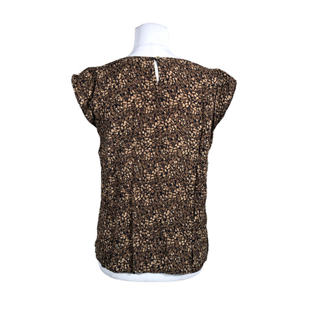 Unisex Opus - Lühikeste käistega pluus, suurus 38 - Pruun (2)