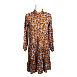 Unisex MSCH Copenhagen - Mitteveniv kleit, suurus 38 - Oranž (1)