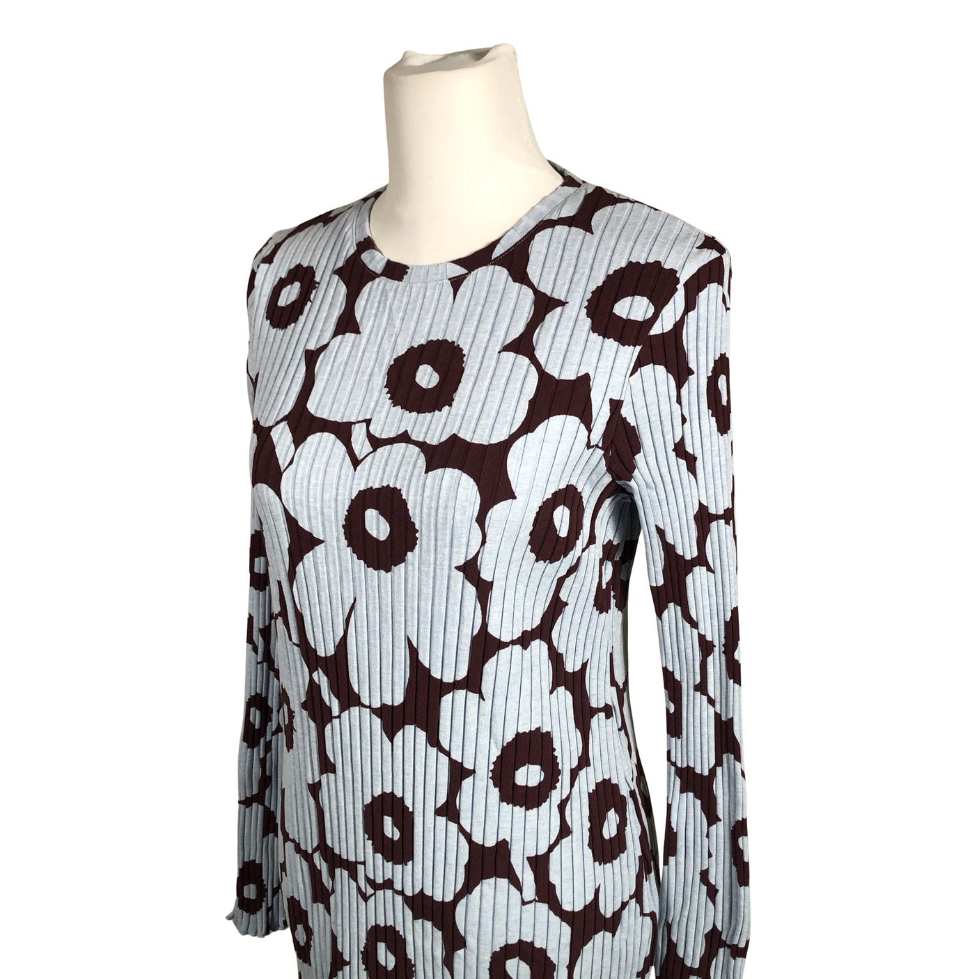 Unisex Marimekko - Trikotaažist kleit, suurus 40 - Helesinine (3)