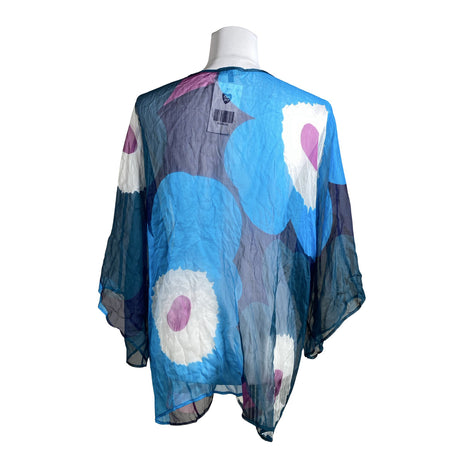 Unisex Marimekko - Lühikeste käistega pluus, suurus Maxi - Sinine (2)