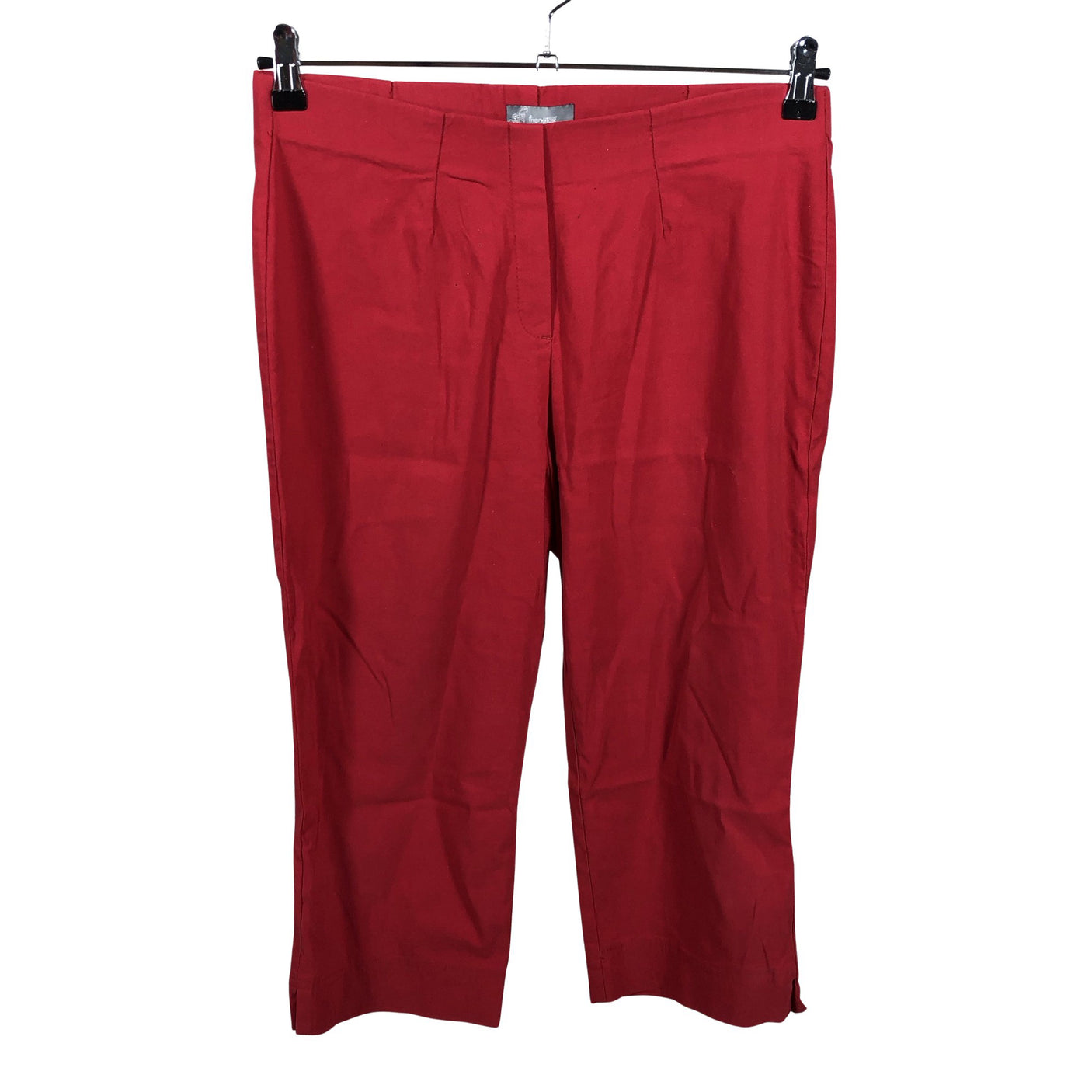 Unisex Friendtex - Mittevenivad poolpikad püksid, suurus 38 - Punane (1)