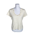 Unisex August Silk - Kampsun, suurus 40 - Looduslik valge ()