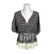 Unisex Bohemiana - Lühikeste käistega pluus, suurus 38 - Must ()