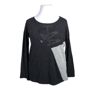 Unisex Steilmann - Trikotaažist pluus, suurus 42 - Hall (1)