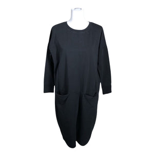 Unisex Papu - Trikotaažist kleit, suurus 36 - Must (1)
