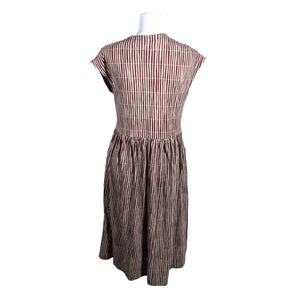 Unisex Mainio - Trikotaažist kleit, suurus 34 - Pruun (2)