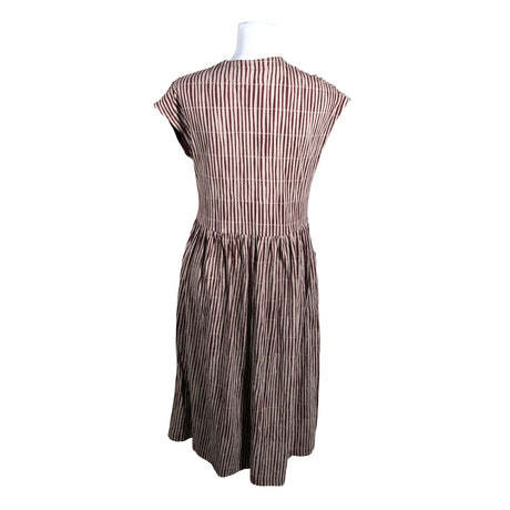Unisex Mainio - Trikotaažist kleit, suurus 34 - Pruun (2)