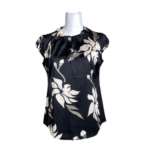 Unisex Comma - Lühikeste käistega pluus, suurus 34 - Must (1)