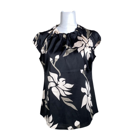Unisex Comma - Lühikeste käistega pluus, suurus 34 - Must ()