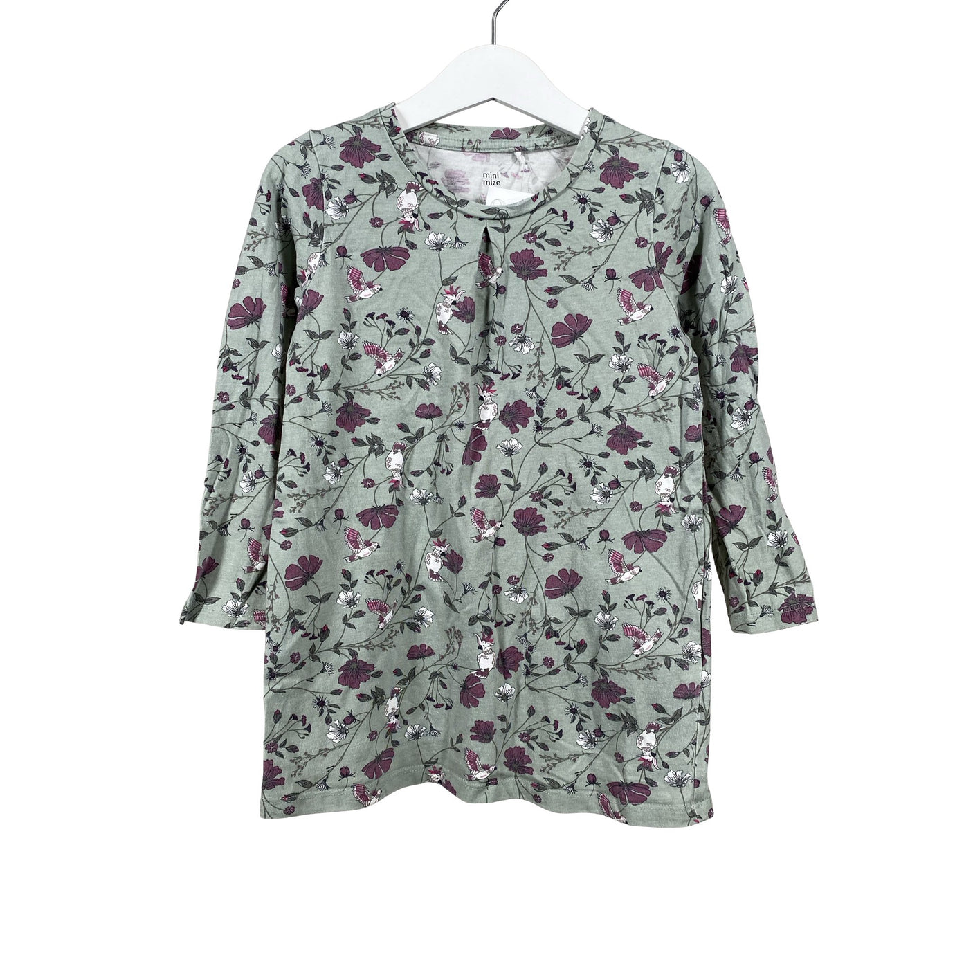 Unisex Mini Mize - Trikotaažist kleit, suurus 104 - 110 - Roheline (1)