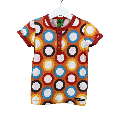 Unisex Villervalla - T-särk, suurus 98 - 104 - Oranž ()