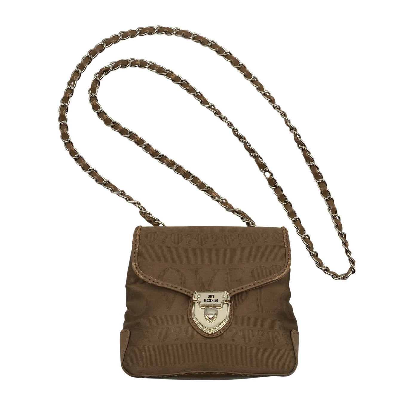 Unisex Love Moschino - Õlakott, suurus Mini - Pruun (1)