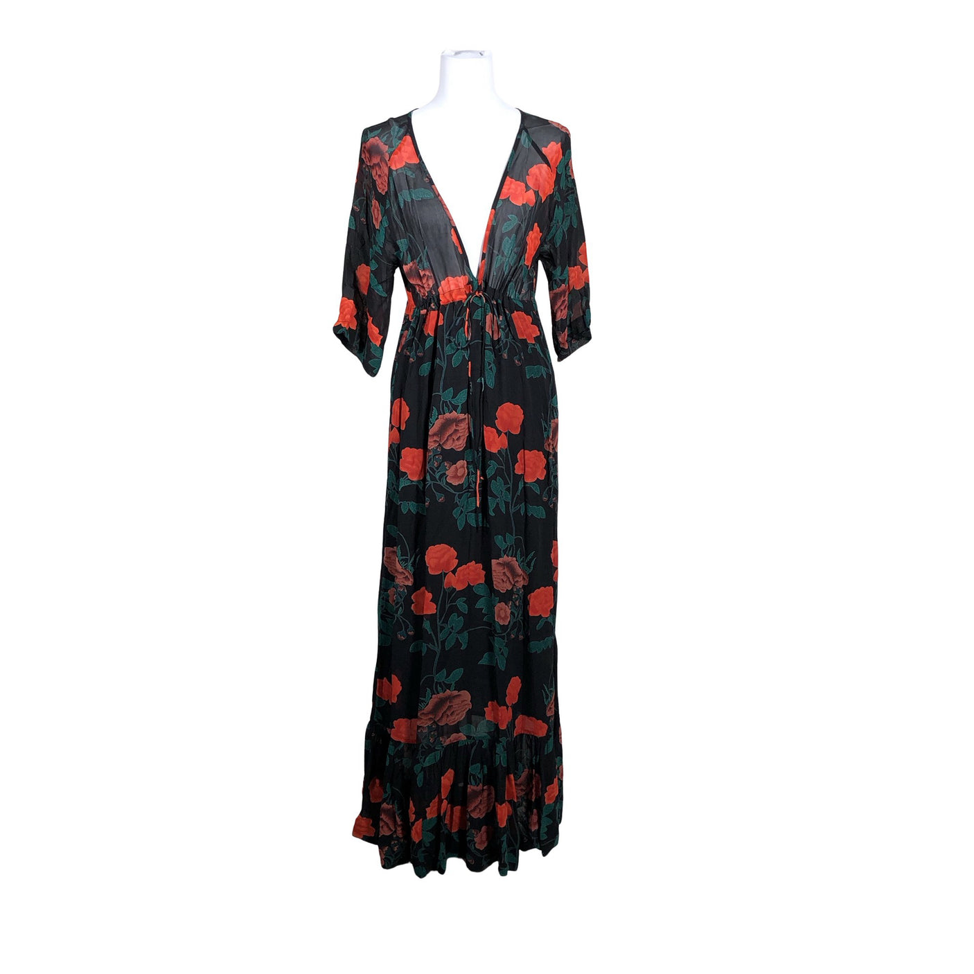 Unisex Ganni - Õhuke kleit, suurus 36 - Must (1)