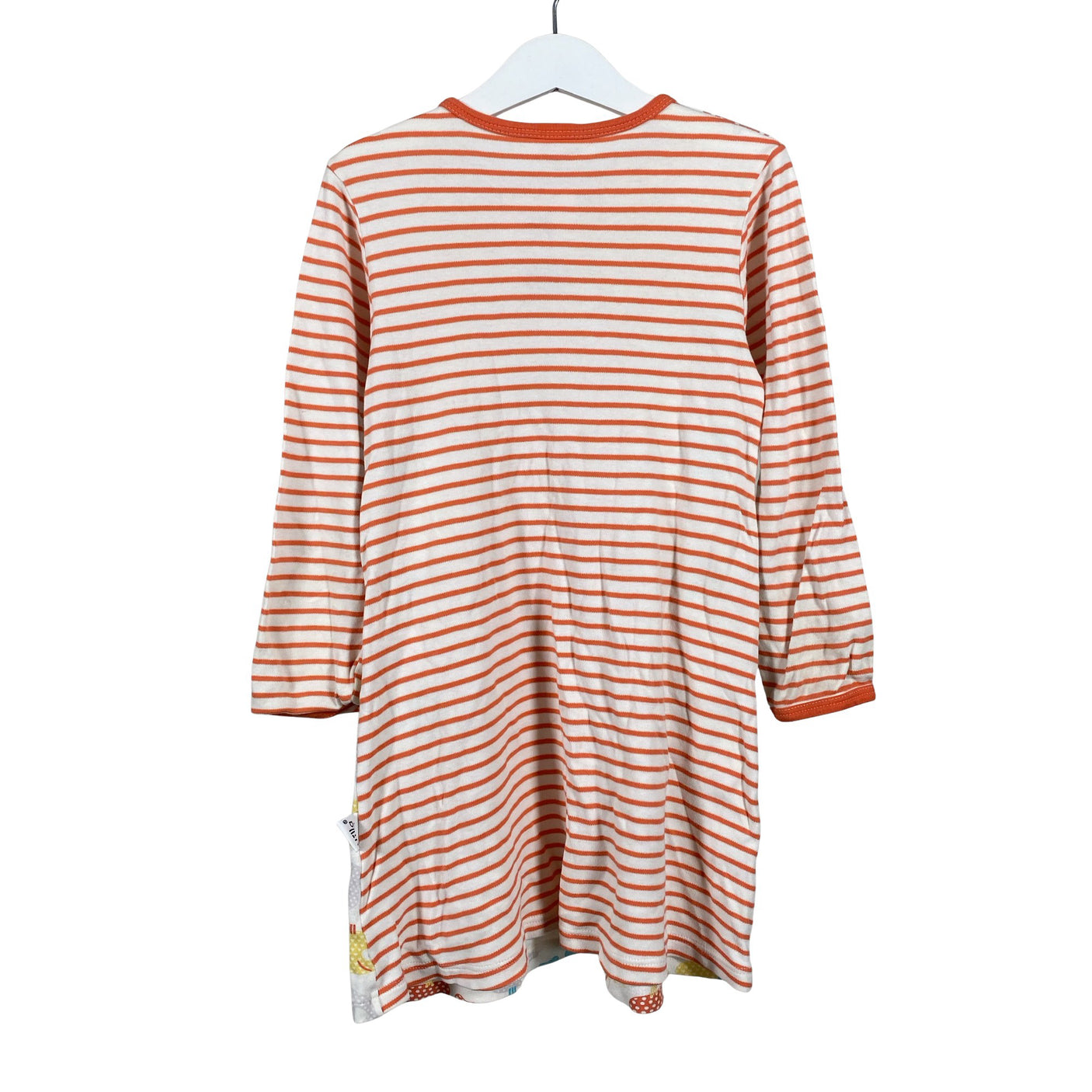 Unisex Hilla - Trikotaažist kleit, suurus 116 - 122 - Oranž (2)