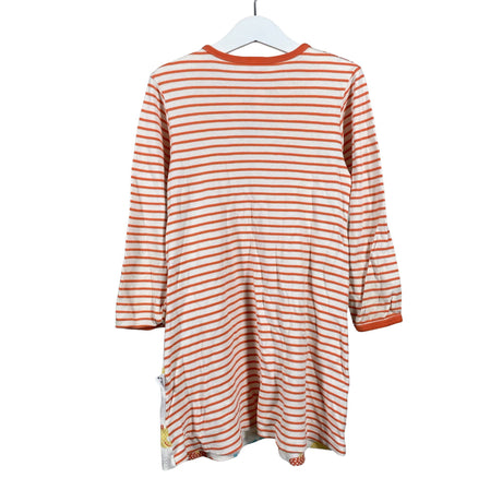 Unisex Hilla - Trikotaažist kleit, suurus 116 - 122 - Oranž (2)