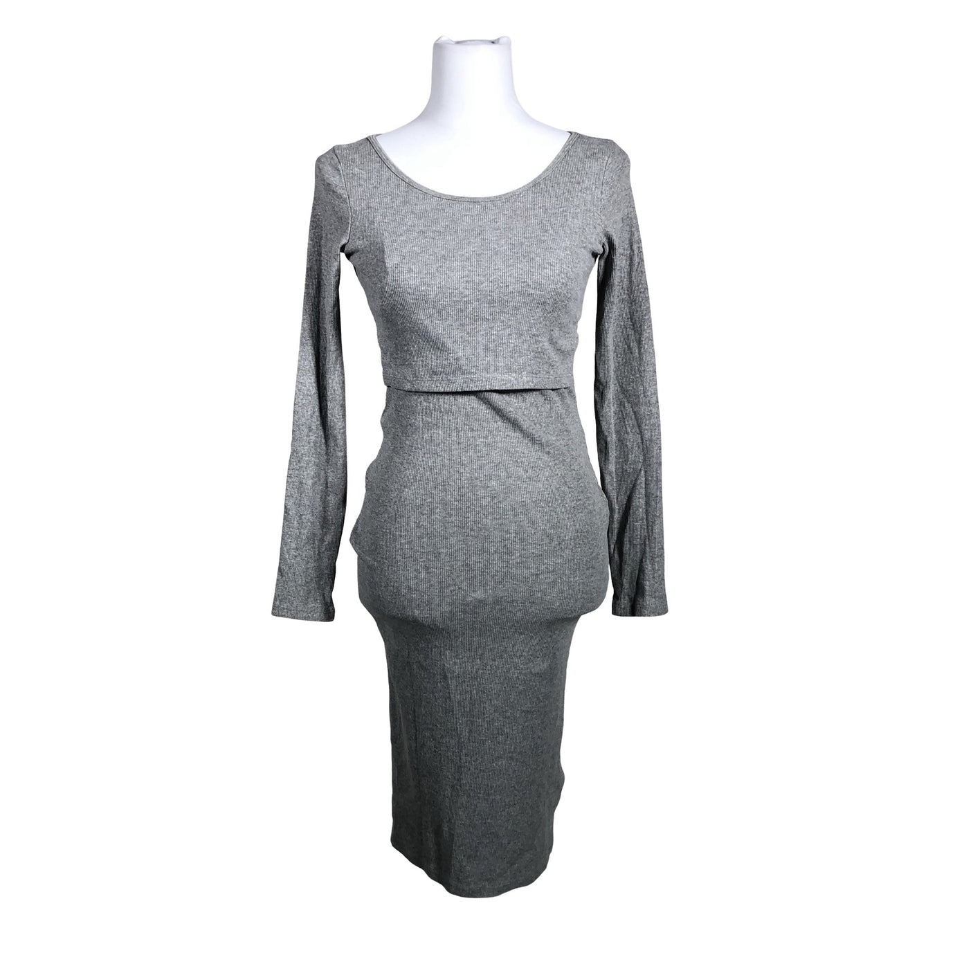 Unisex H&M Mama - Trikotaažist kleit, suurus 36 - Hall (1)