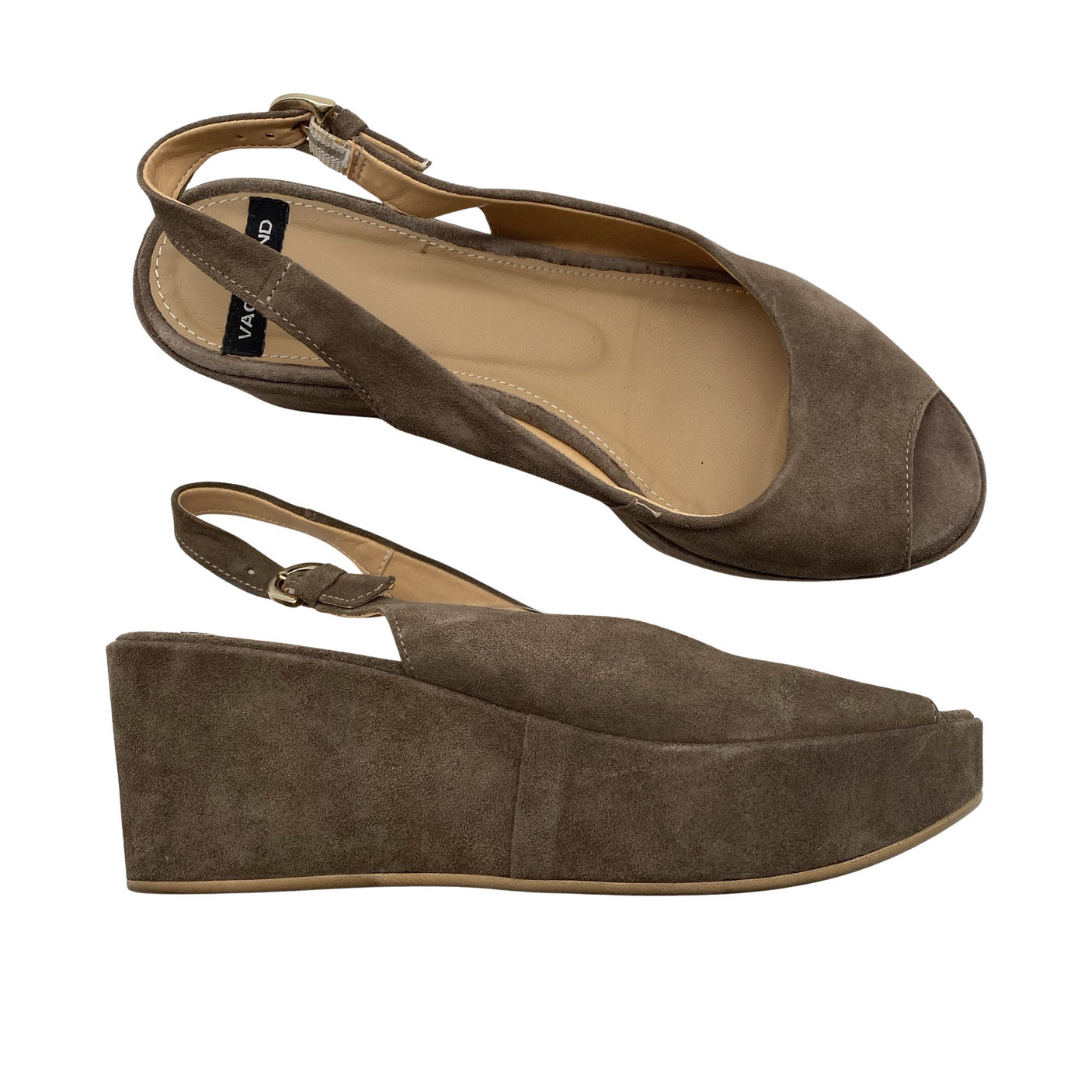 Unisex Vagabond - Kiilkontsaga rihmikud, suurus 37 - Pruun (1)