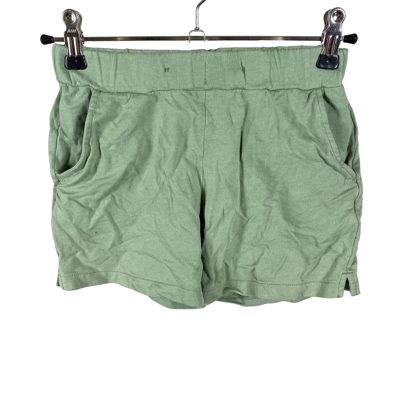 Unisex Lindex - Dressikangast lühikesed püksid, suurus 122 - 128 - Roheline (1)