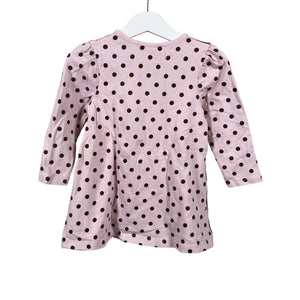 Unisex Lindex - Trikotaažist kleit, suurus 86 - 92 - Heleroosa (2)