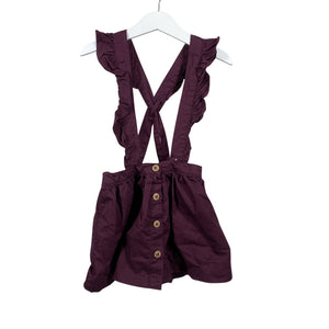 Unisex POMPdeLUX - Mitteveniv kleit, suurus 98 - 104 - Veinipunane (1)