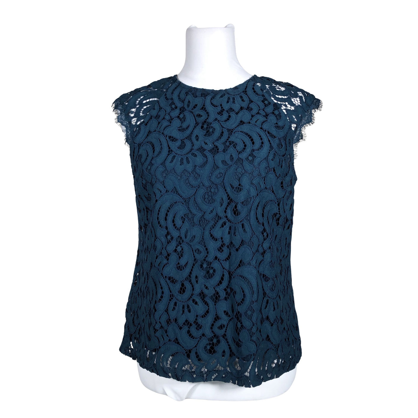 Unisex Holly & Whyte by Lindex - Lühikeste käistega pluus, suurus 38 - Sinine (1)