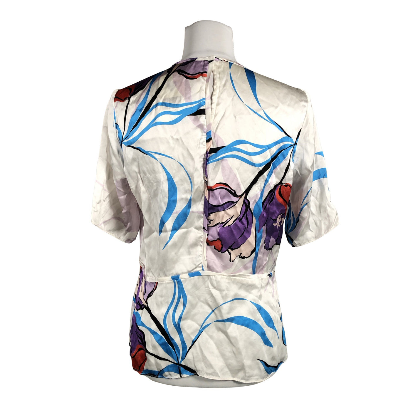 Unisex Tiger of Sweden - Lühikeste käistega pluus, suurus 38 - Valge (2)