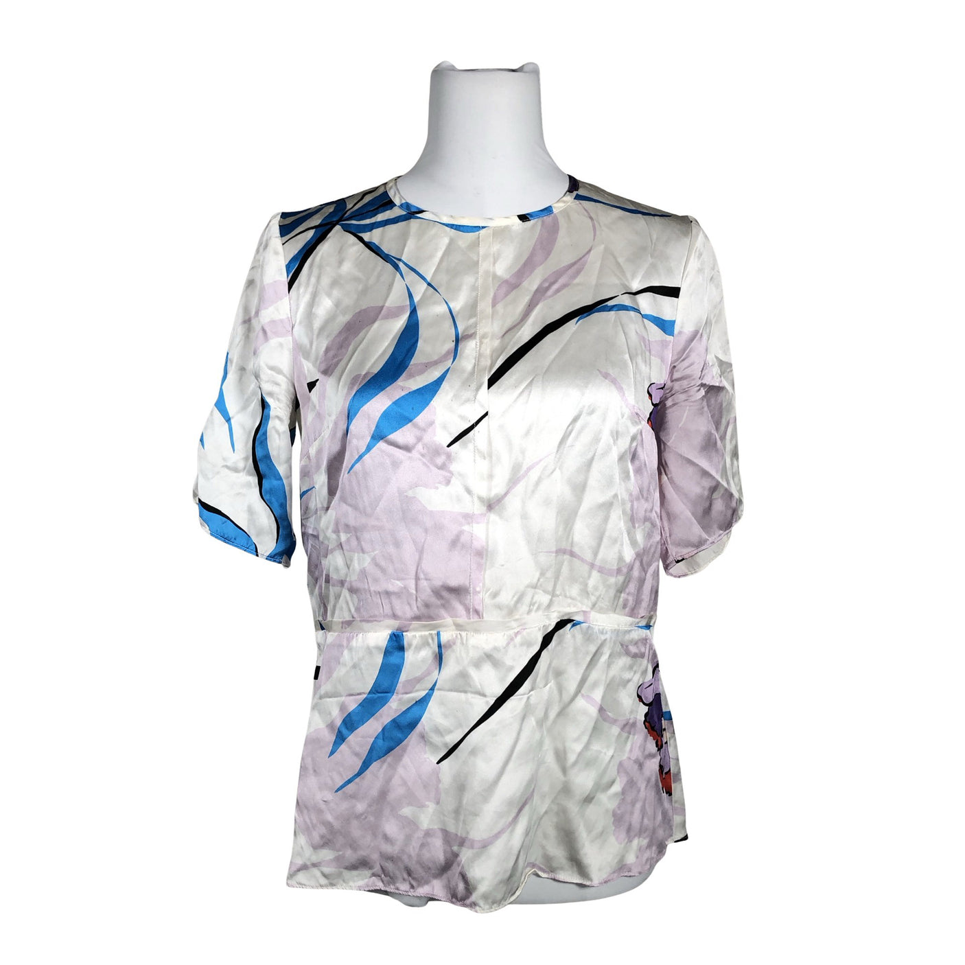 Unisex Tiger of Sweden - Lühikeste käistega pluus, suurus 38 - Valge (1)