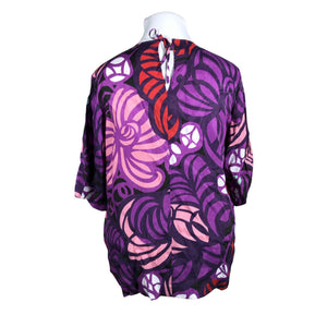 Unisex Marimekko - Lühikeste käistega pluus, suurus 44 - Lilla (3)